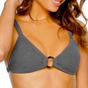 NWT PQ Swim Sand Reef Tri Bikini Top